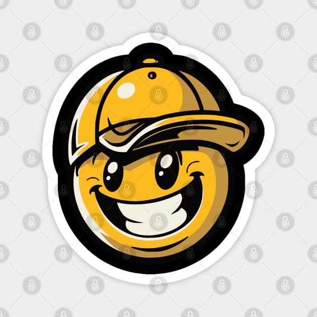 Hip-Hop Smiley Magnet by UrbanLifeApparel