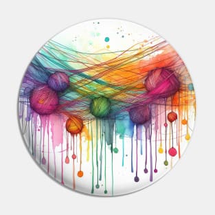 Psychedelic looking abstract illustration Pin