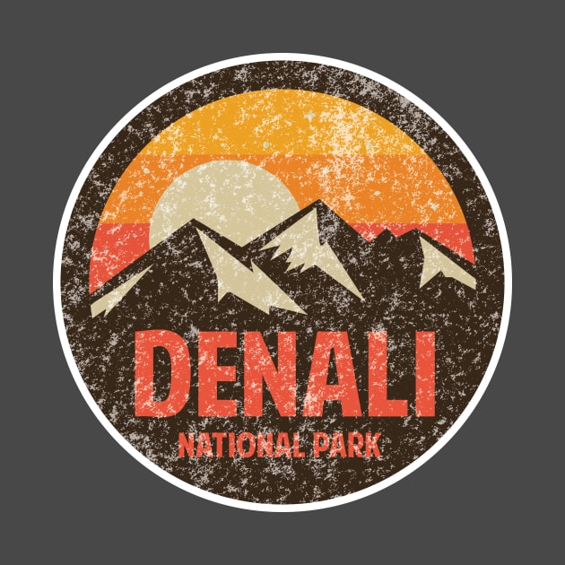 Denali National Park Retro Sticker by roamfree