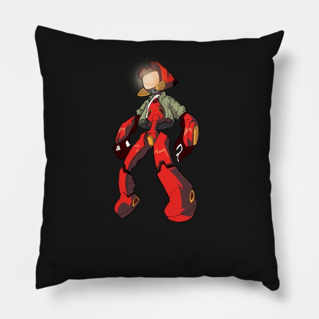 FLCL Robot Pillow by TerrellCulbert