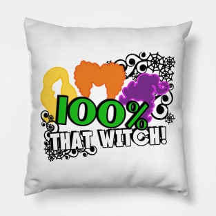 100 Percent That Witch Pillow