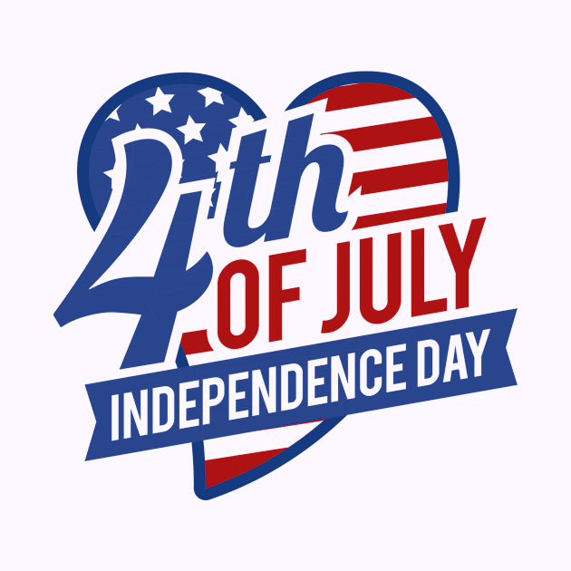 4th July Independence Day America by Rebel Merch