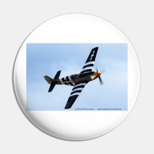 P-51B Mustang photo-pass Pin