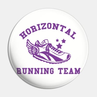 Horizontal Running Team Pin