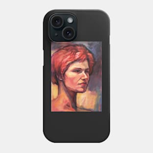Portrait of Vasiliki ~oil painting Phone Case