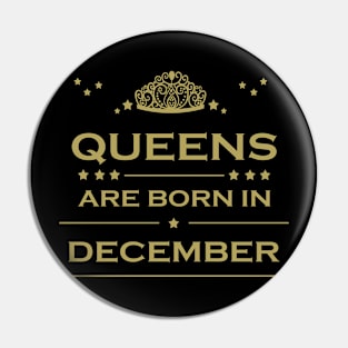 Queens are born in December Pin