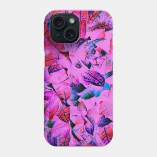 Natural Pink Crotons Phone Case