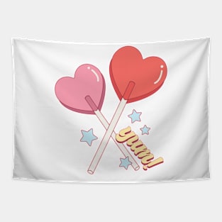 Valentine lollipops Tapestry