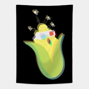 Aesthetic Corn | Anaglyph | Retro Vintage 3d Glasses Tapestry
