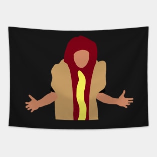 i think you should leave hot dog Tapestry