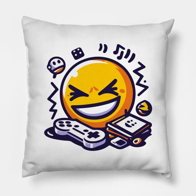 emoji funny Pillow by designerhandsome