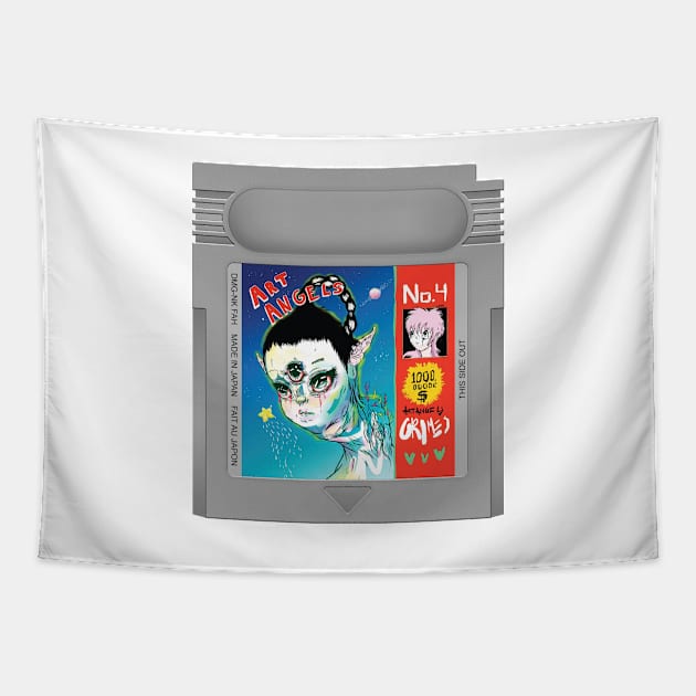 Art Angels Game Cartridge Tapestry by fantanamobay@gmail.com