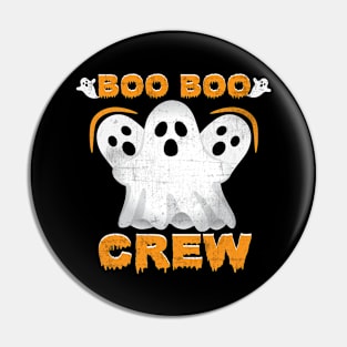 Boo Boo Crew Nurse Shirts Halloween Nurse Shirts for Women Pin