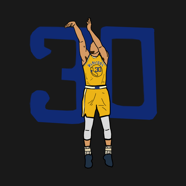 Steph Curry 30 - NBA Golden State Warriors by xavierjfong