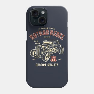 American Hotrod Rebel Black Death Custom Quality Car Phone Case