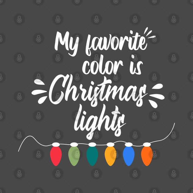 My favorite color is Christmas lights by SrboShop