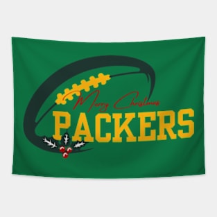 merry christmas packers Tapestry