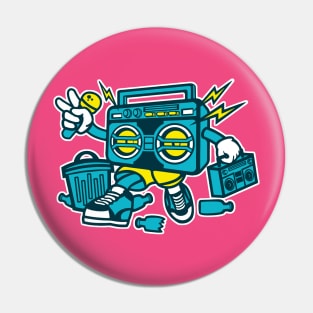 Boombox Pin