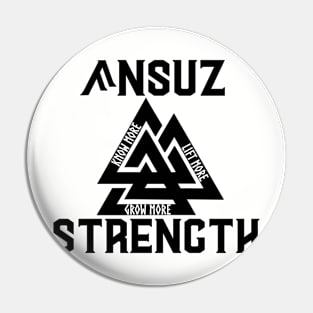 AS Valknut Black Pin