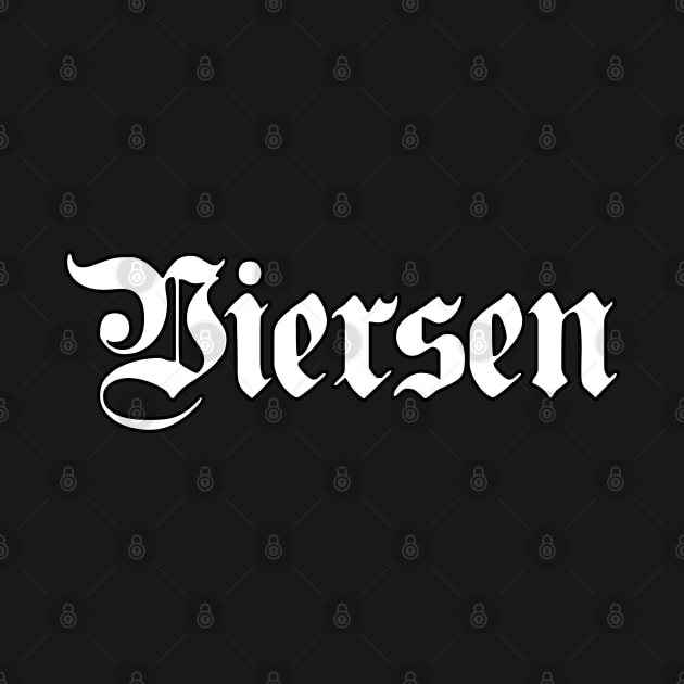 Viersen written with gothic font by Happy Citizen