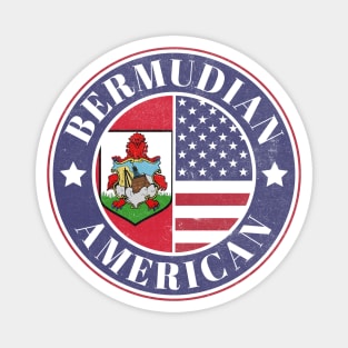 Proud Bermudian-American Badge - Bermuda Flag Magnet