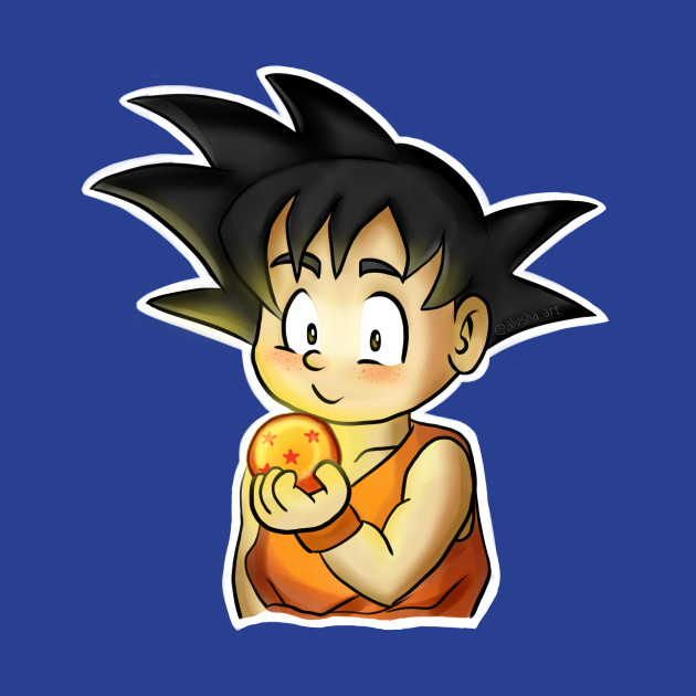 Cute Goku Holding Dragon Ball Cute Goku Pillow Teepublic