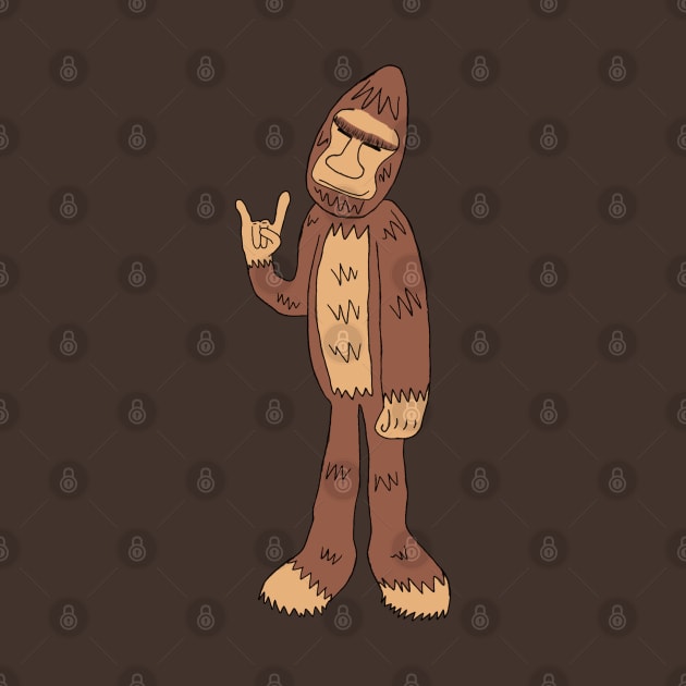 Rock on sasquatch by OzOddball