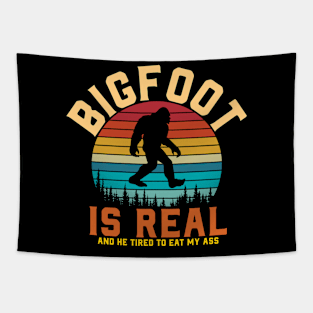 Bigfoot Funny Gift Tapestry