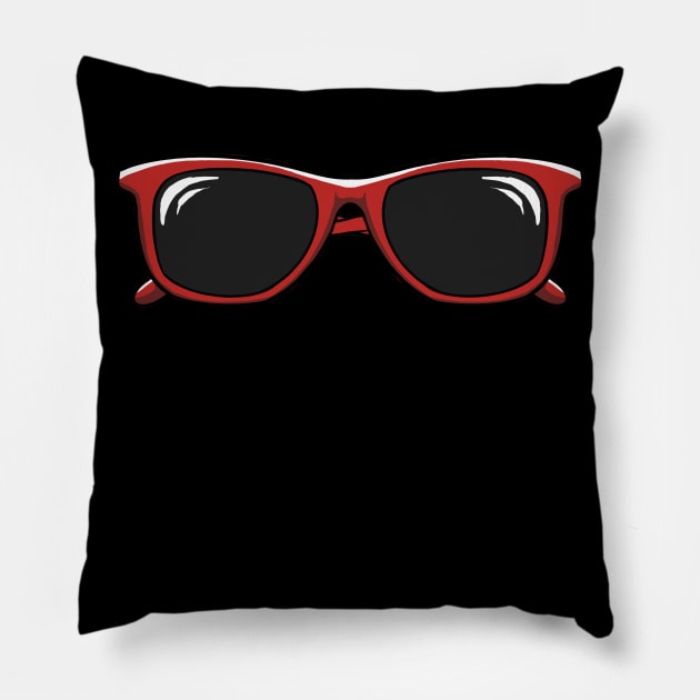 Shades Sunglasses Pillow by fromherotozero