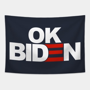 Ok Biden "No Malarkey" Tour Tapestry