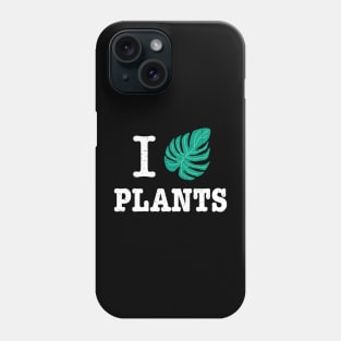 I Love Plants - leaf design Phone Case