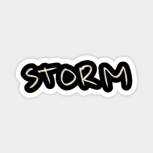 Hand Drawn Storm Magnet