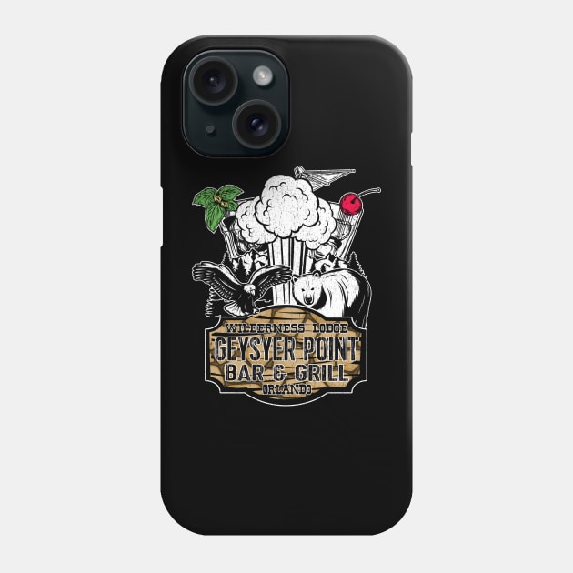 Geyser Point Bar & Grill Wilderness Lodge Orlando Phone Case by Joaddo