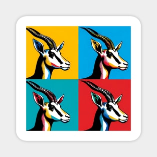 Gazelle Glamour: A Pop Art Serenade Magnet