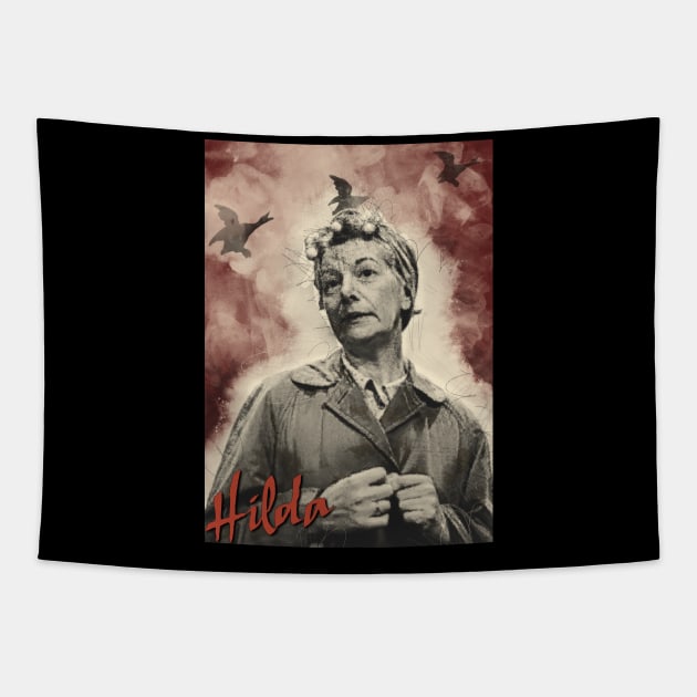 Hilda Ogden Coronation Street Inspired Design Tapestry by HellwoodOutfitters