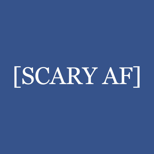 Discover Scary AF Logo - Paranormal - T-Shirt