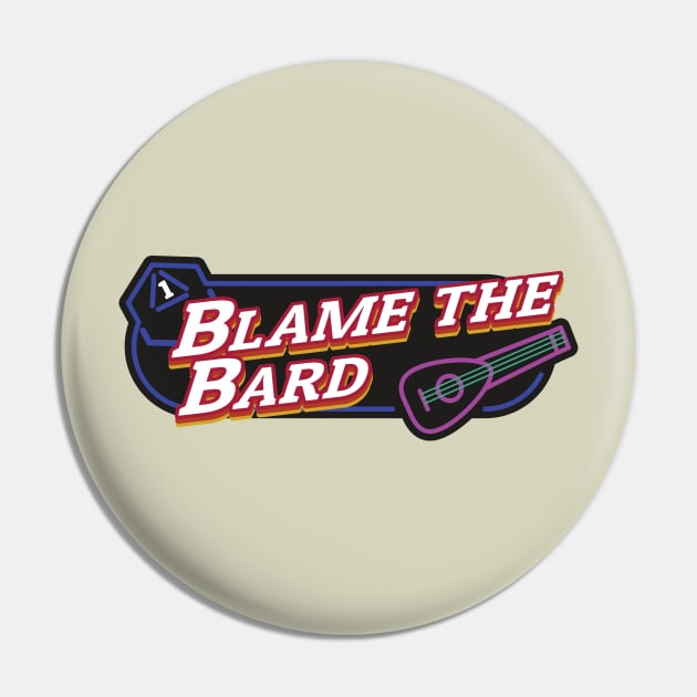 Blame the Bard Pin by PaperStingRay