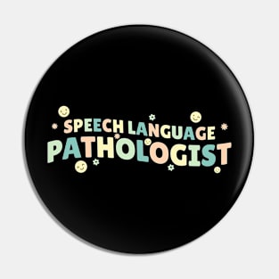 Speech Language Pathology - Groovy Style Pin