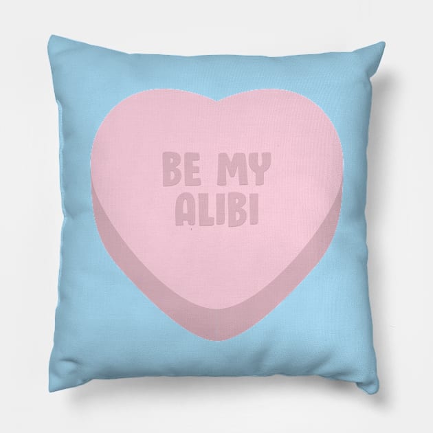 Be My Alibi? Pillow by toruandmidori