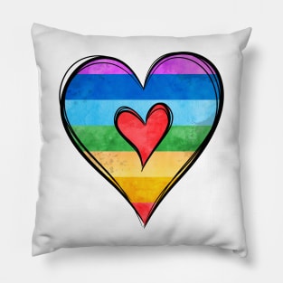 Pride Heart Pillow