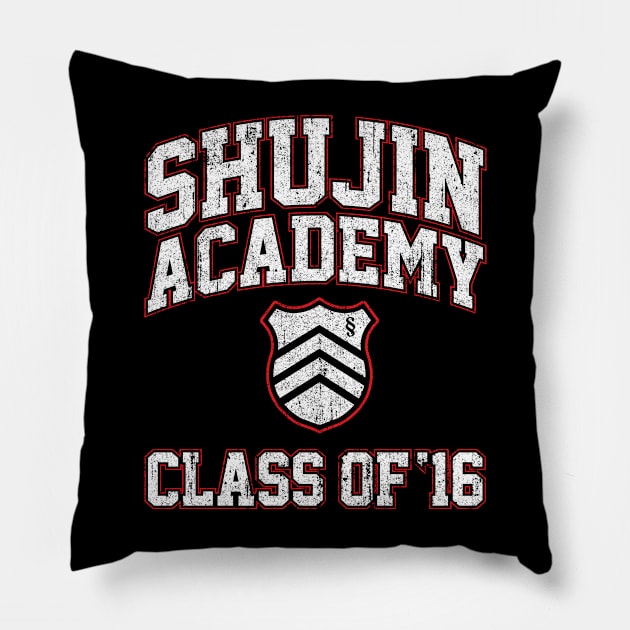 Shujin Academy Class of 16 Pillow by huckblade