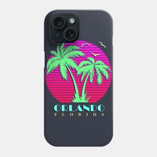 Orlando Florida Palm Trees Sunset Phone Case