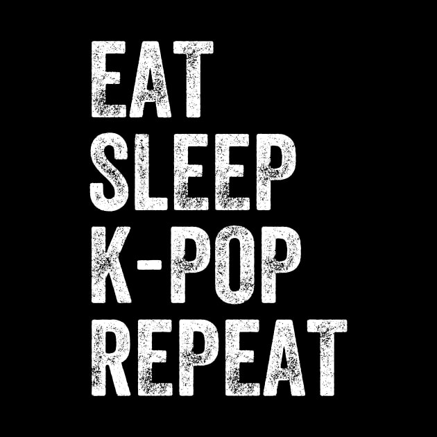 Eat sleep k-pop repeat by captainmood