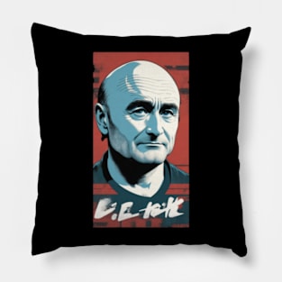 phil collins // vektor art design v1 Pillow