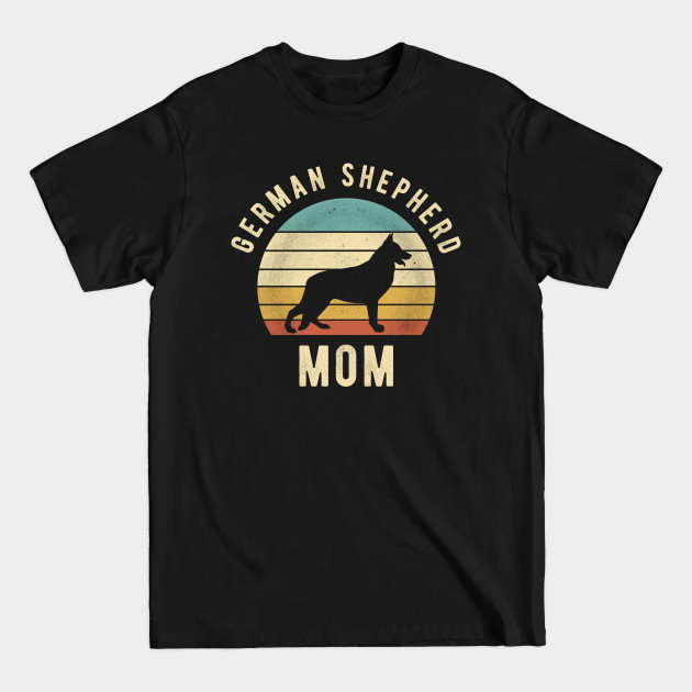 Disover German Shepherd Mom Retro - Cool Funny Dog Mom Gift - German Shepherd - T-Shirt