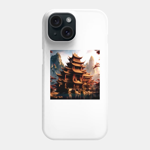 Lao Tzu House Phone Case by WesterStreetArt