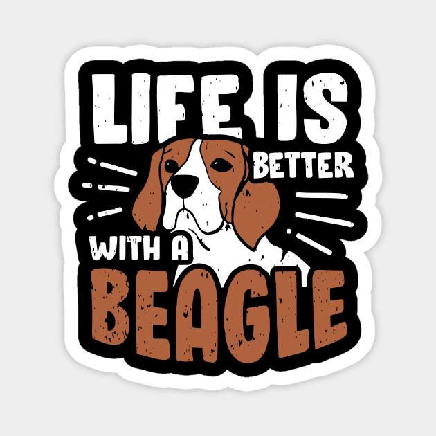 Beagle Dog Lover Mom Dad Gift Magnet by Dolde08