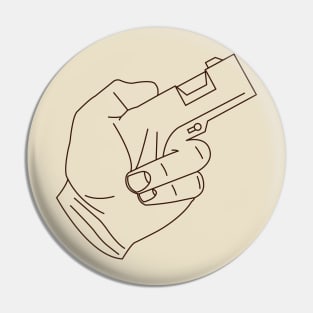 Hand Gun Pin