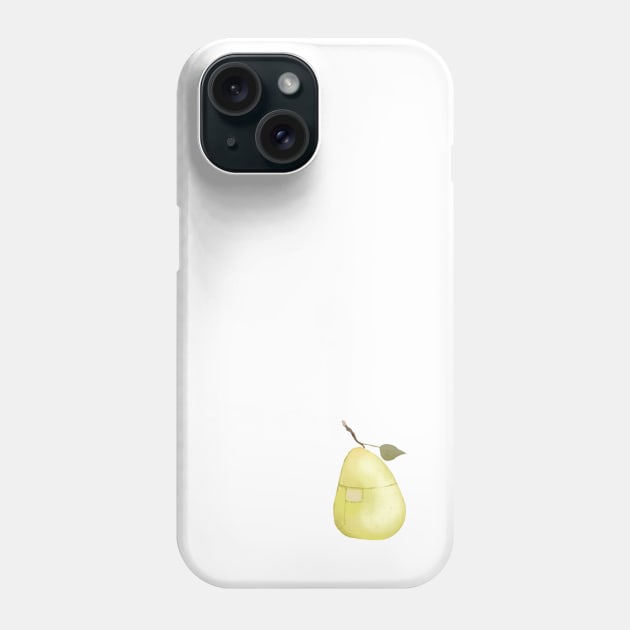 Cute Pear Phone Case by PeachAndPatches