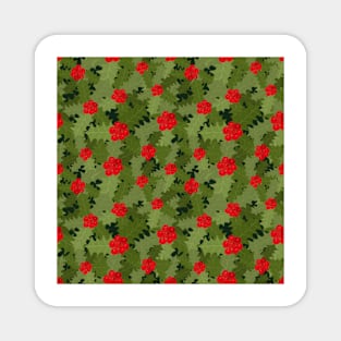 Christmas Flora Magnet